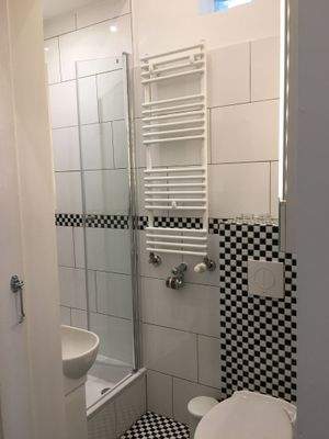 Modernes Bad mit Altbauflair