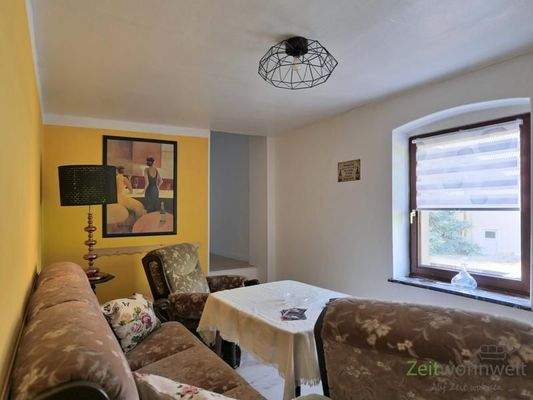 Sofa und zwei Sessel