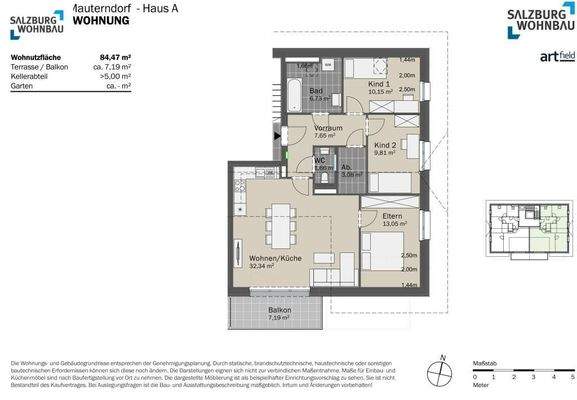 Wohnungsplan Top 08-DG