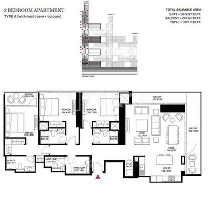 Properties in a 5-Tower Project in Dubai Meydan