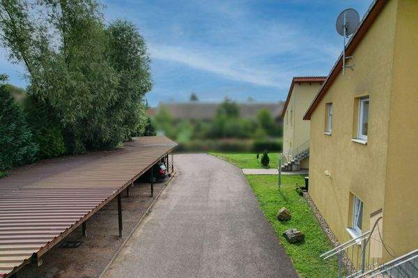 Drohnenansicht Carport