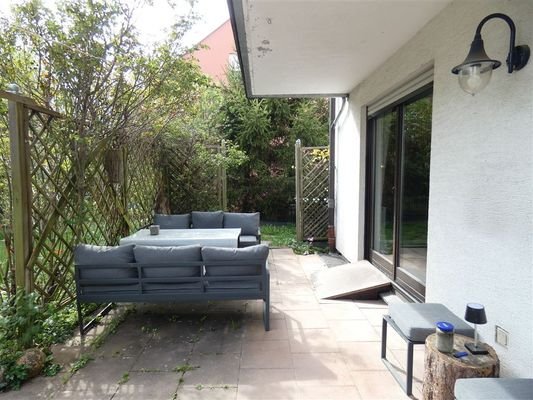 Terrasse die zum Verweilen einlädt