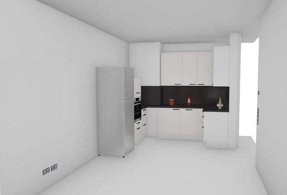 Modellansicht Einbauküche