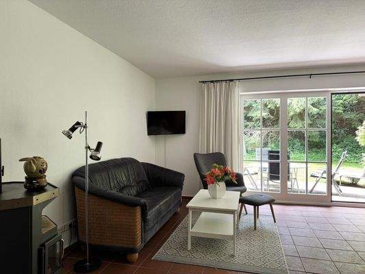 Wohnbereich mit Kamin