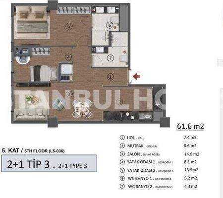 Apartments 500 M from Metrobus in Buyukcekmece Istanbul