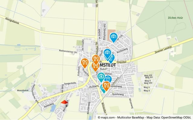 Geolyzer Kartenausschnitt