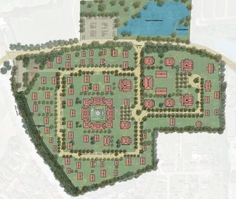 Lageplan mit Einzeichnung der 