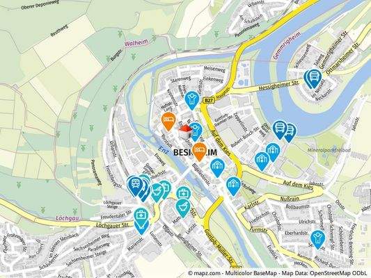 Geolyzer Kartenausschnitt