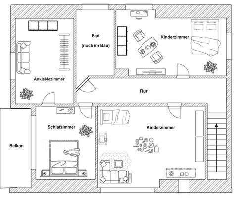 Grundriss Obergeschoss