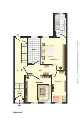 Grundrißskizze EG