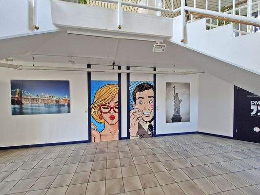 Blick auf die Toilettenanlage