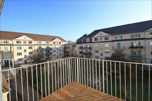 Sonnenbalkon zum ruhigen Innenhof