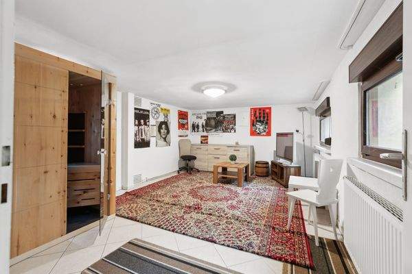 Wohnbereich im Untergeschoss