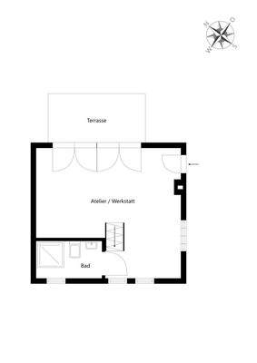 Nebengebäude Erdgeschoss