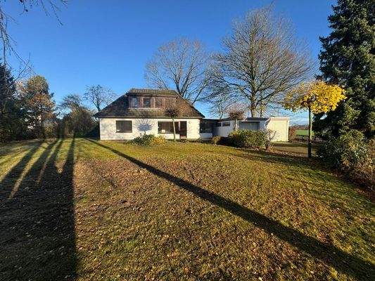 Hinteransicht Garten