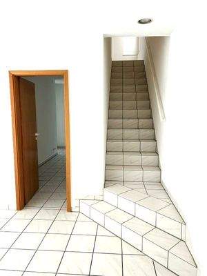Treppe zum Wohnzimmer