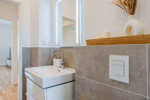 Modern bathroom with showe Berlin apartment for rent #65-20.jpg