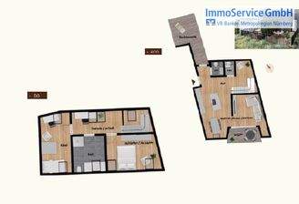 Grundriss Penthouse-Maisonette 18