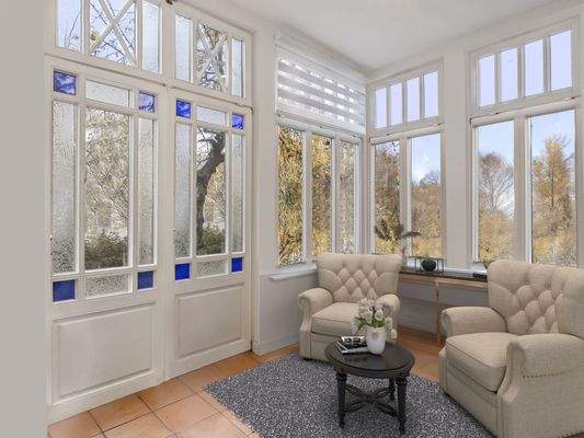 Wintergarten Erdgeschoss - Einrichtungsvorschlag