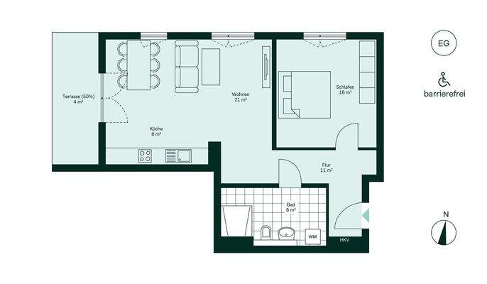 Grundriss der Eigentumswohnung