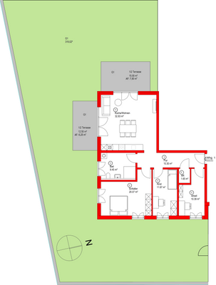 Grundriss - Wohnung Nr. 1