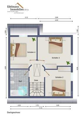 Grundriss Dachgeschoss
