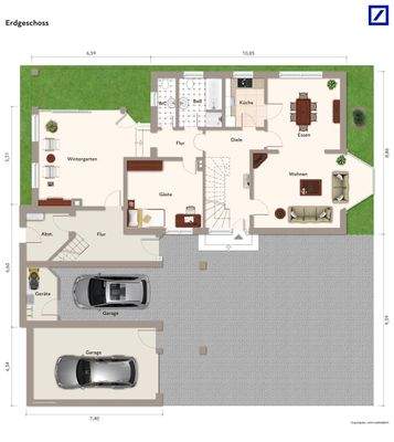 Grundriss Erdgeschoss