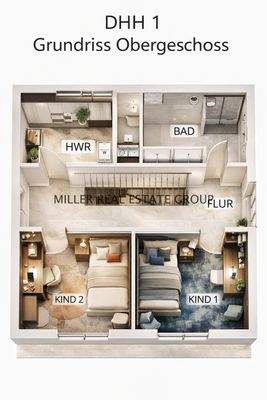 Grundriss Obergeschoss