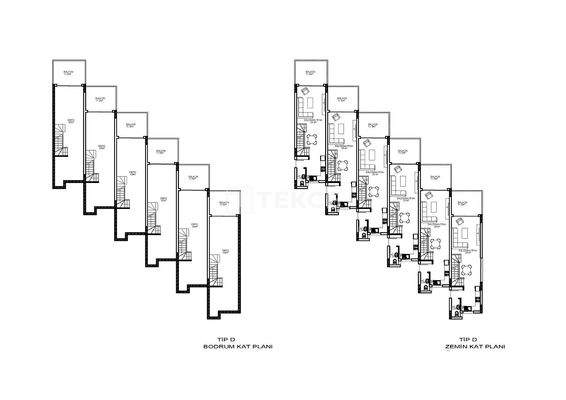 Houses with Views in a Gated Community with Pool in Girne Lapta