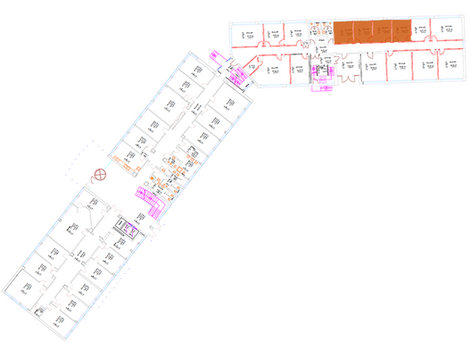 Grundriss freie Büros