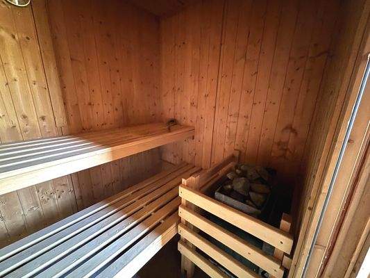 Sauna im Garten
