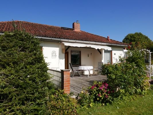 Blick auf die Südwestterrasse