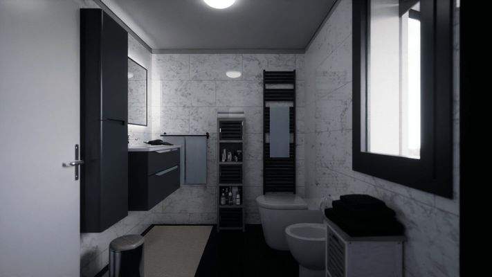 neu errichtete Doppelhaushälfte in Lignano Riviera