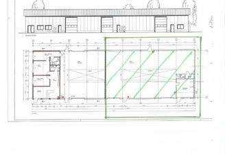 Grundriss Teilfläche (Grün markiert)