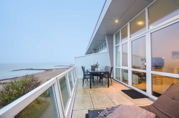 Balkone mit Meerblick