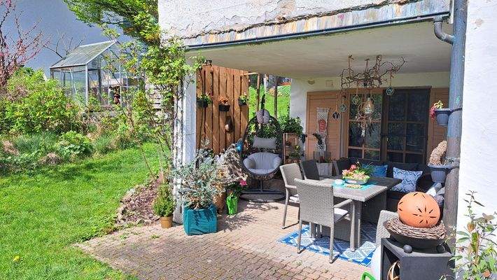 Überdachte Terrasse