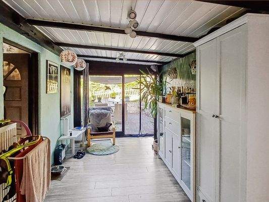 Blick auf die Terrasse