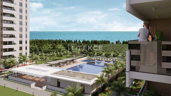 Unblocked Sea View Apartments in Mezitli Mersin