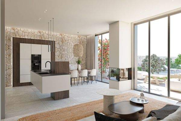 Neubau Stadthaus mit Pool kaufen in Santanyi