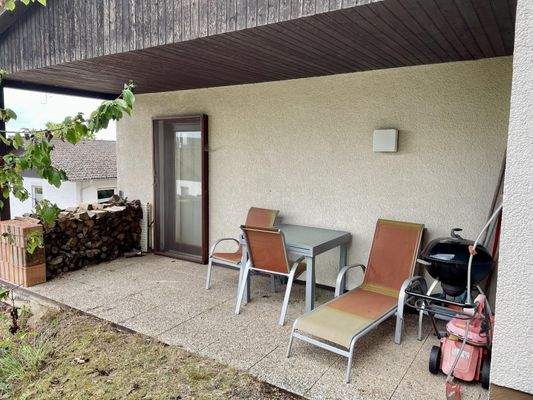 überdachte Terrasse