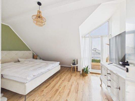 Schlafzimmer - DG - WHG 3