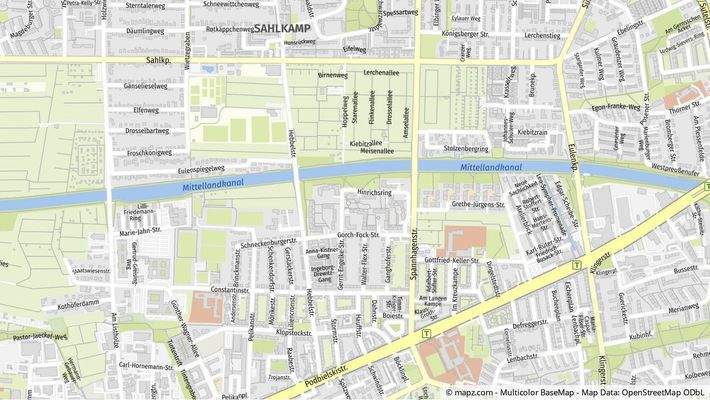 Geolyzer Kartenausschnitt