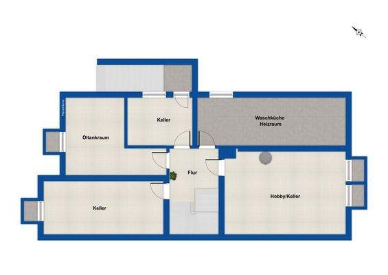 Grundriss Keller