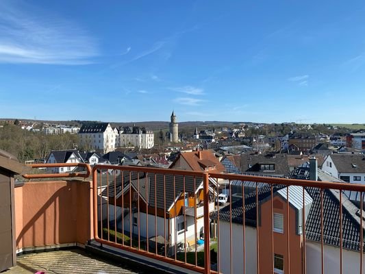 Ausblick vom Balkon