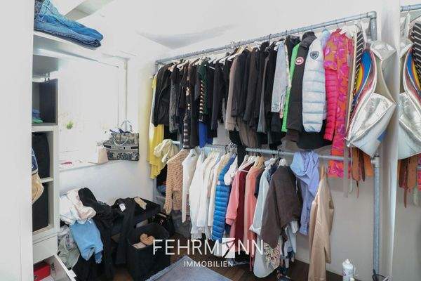 Obergeschoss-Ankleide