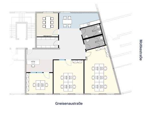 Büro 1. OG –  ca. 189 m²