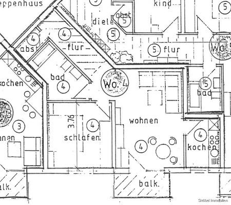 Grundriss Wohnung 4