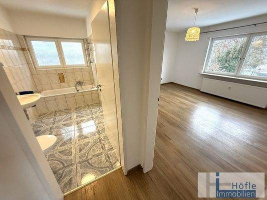 Tageslichtbad mit direktem Zugang zum Schlafzimmer