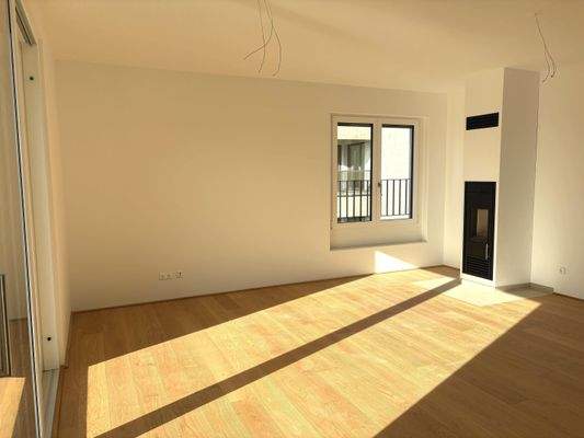 Wohnbereich mit Kaminofen