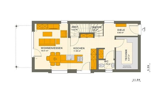 Grundriss Erdgeschoss